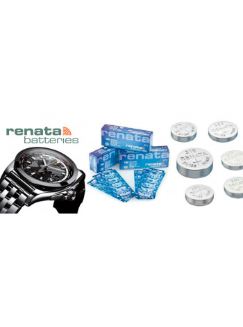 Замена элементов питания в часах - Renata
